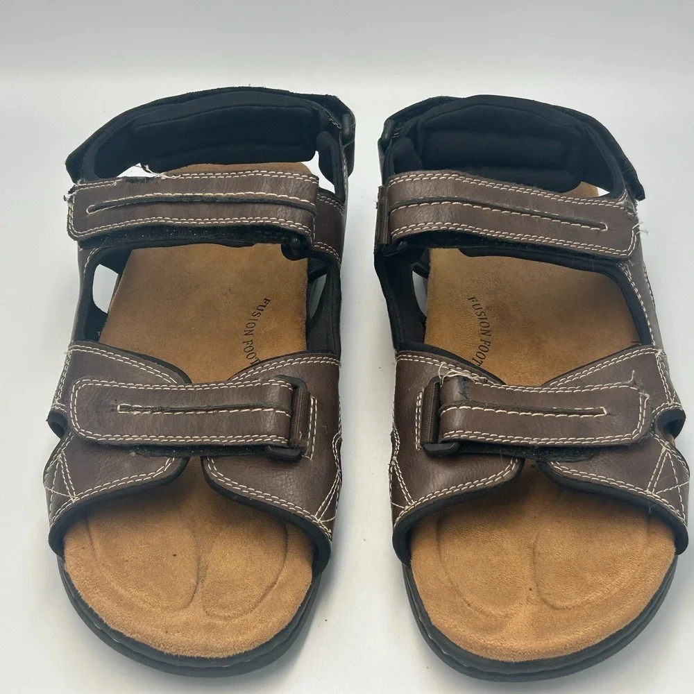 DOCKERS‎ Newpage Mens 12 Outdoor Sport Sandals Memory Foam Comfort Walking Brown